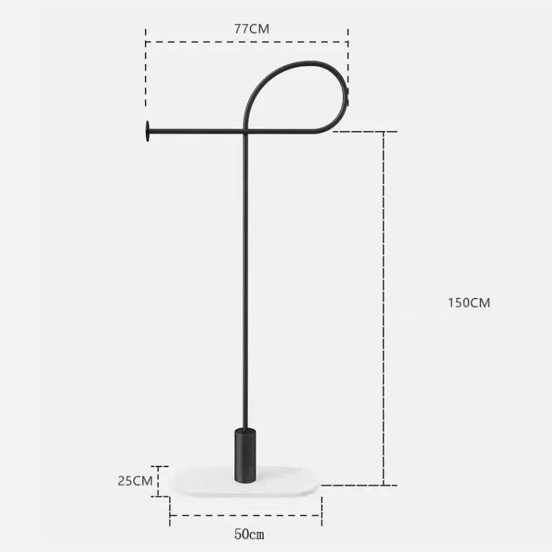 porte-manteau luxe sur pied rangement créatif multifonction