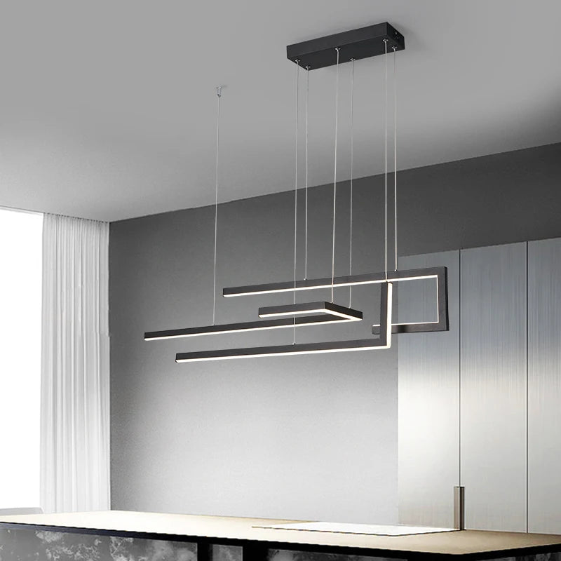 lustre suspendu moderne connecté pour maison intelligente