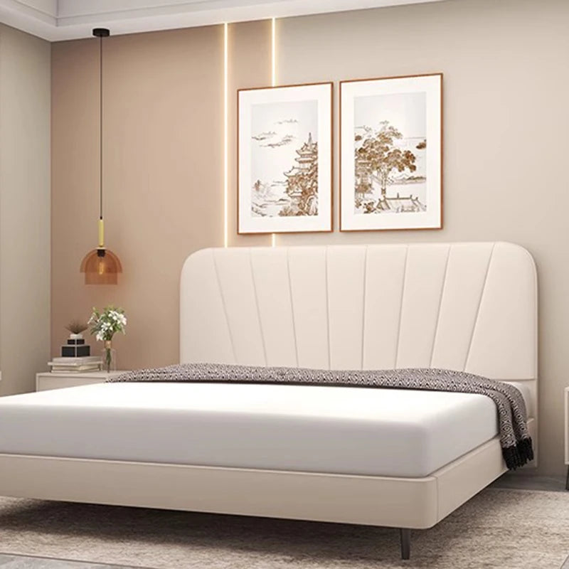 tête de lit rembourrée élégante style moderne pour chambre matrimoniale