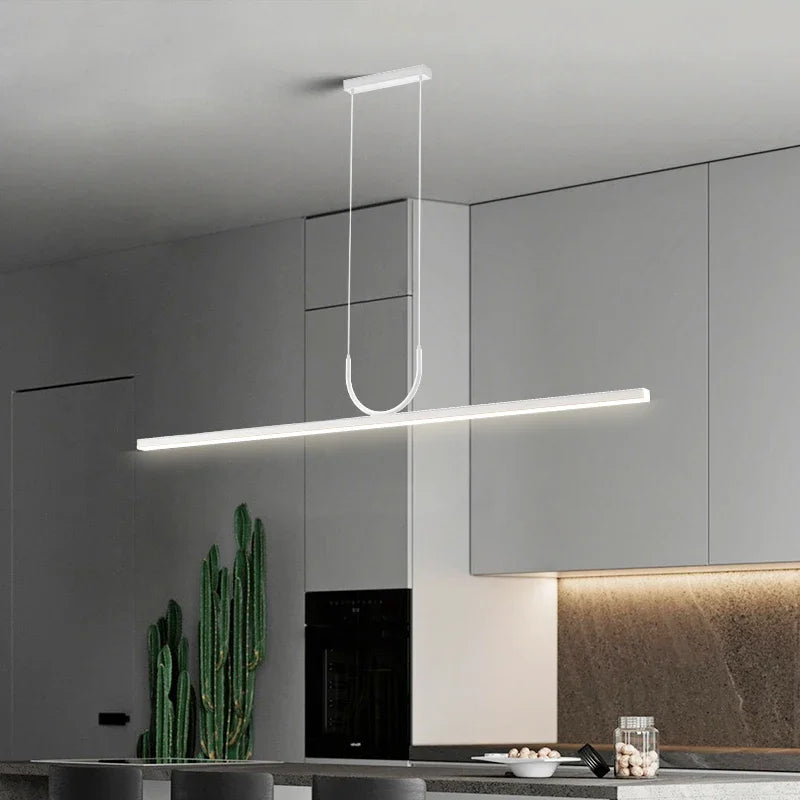 lustre minimaliste led suspendu pour décoration maison moderne