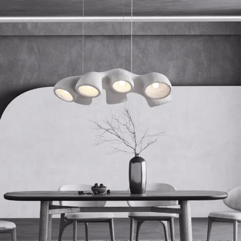 Nordic Pendant Lights Minimalist Resin Suspension Hanging Lamp For Living Room Dining Room Lobby