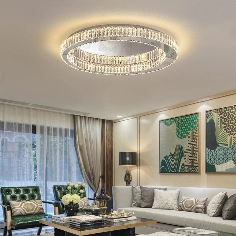 2024 Originality Personality Luxury Crystal Chandelier Lighting For Living Room Bedroom Study Crystal Ceiling Lamp