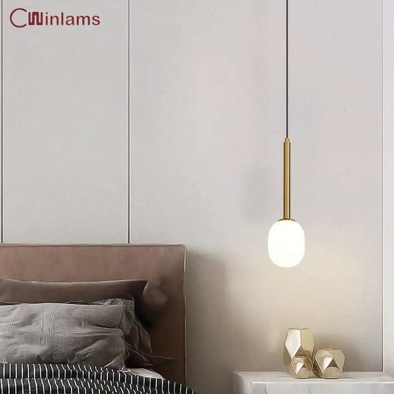 lampe de chevet moderne en forme d'oeuf pour intérieur créatif