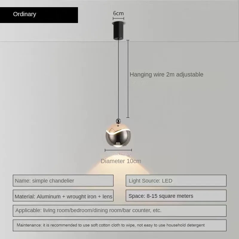 lustre à led pour une décoration moderne et élégante