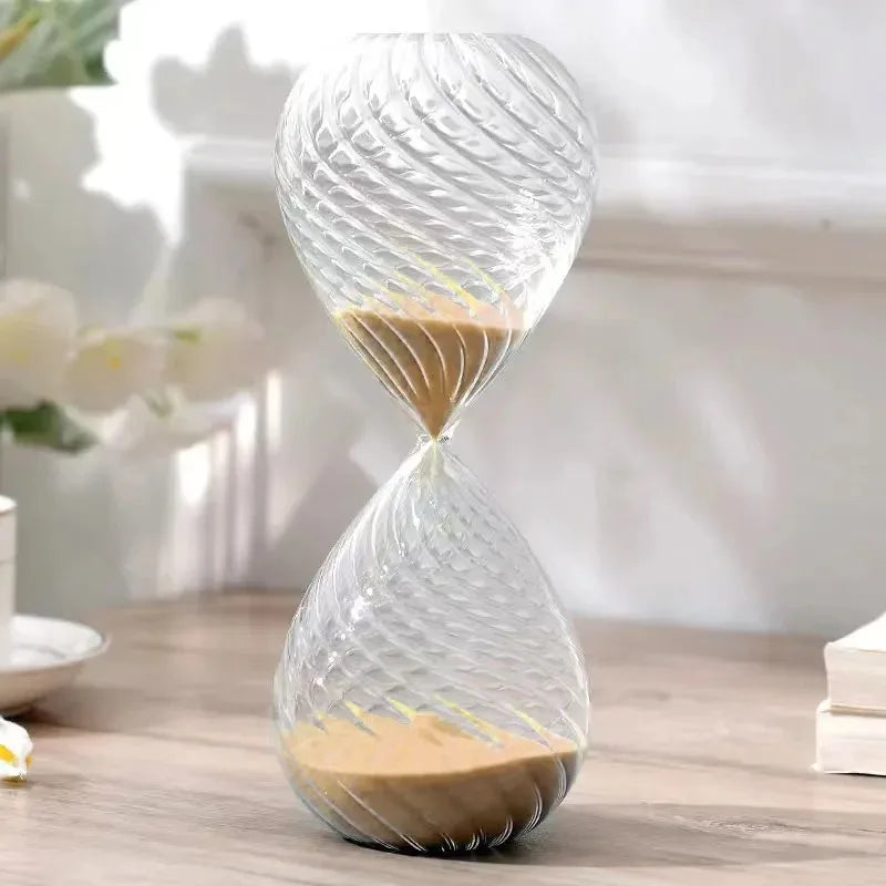 nouveau sablier en verre multicolore pour décoration et cadeau enfants