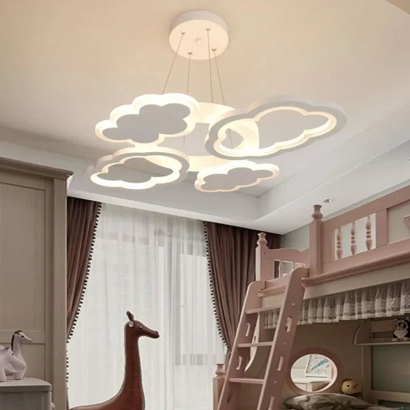 lustre led moderne créatif pour chambre enfant et salon intérieur