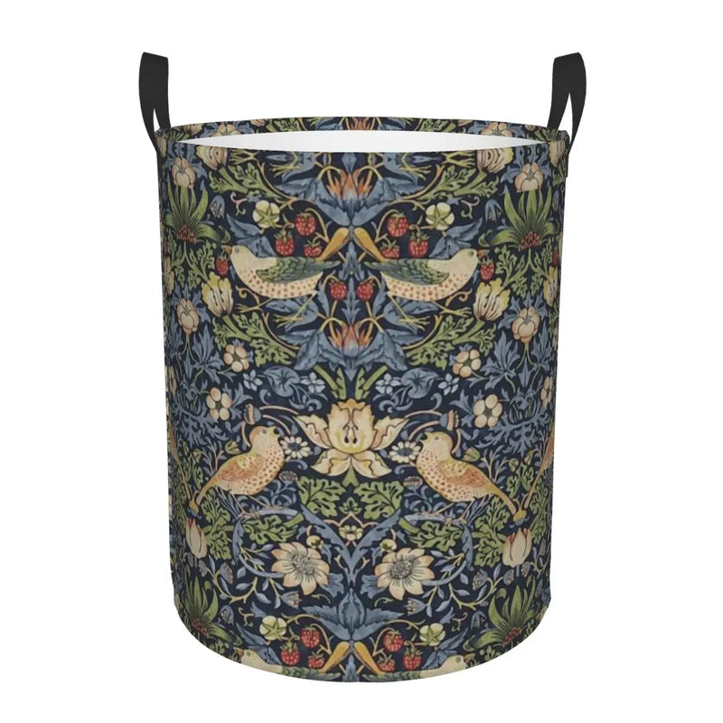 panier à linge floral personnalisé pour rangement et organisation