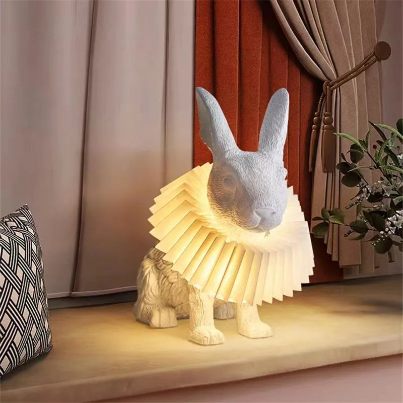 lampe de table lapin adorable pour décoration enfant