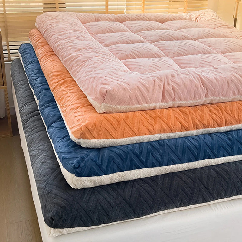 matelas en velours dagneau épais pour dortoir ou lit double