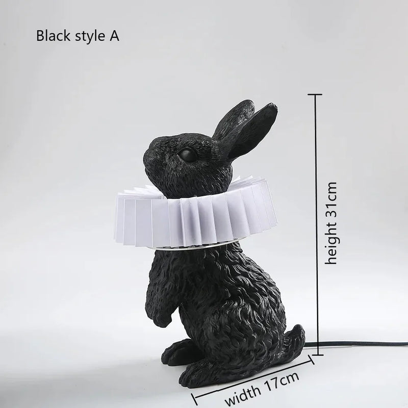 lampe de table lapin adorable pour décoration enfant