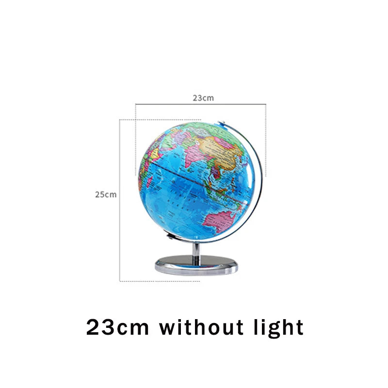 globe terrestre lumineux rotatif 360 et 720 pour enfants fournitures scolaires