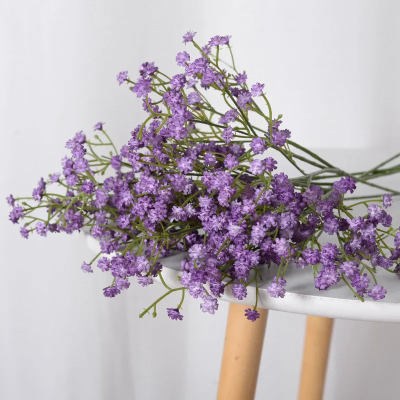 bouquet de fleurs artificielles étoiles pour fêtes et décorations