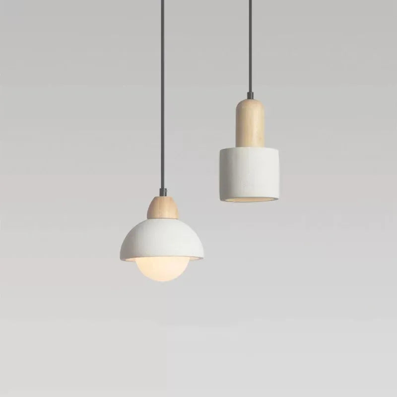 suspension design en ciment pour intérieur moderne et décoratif