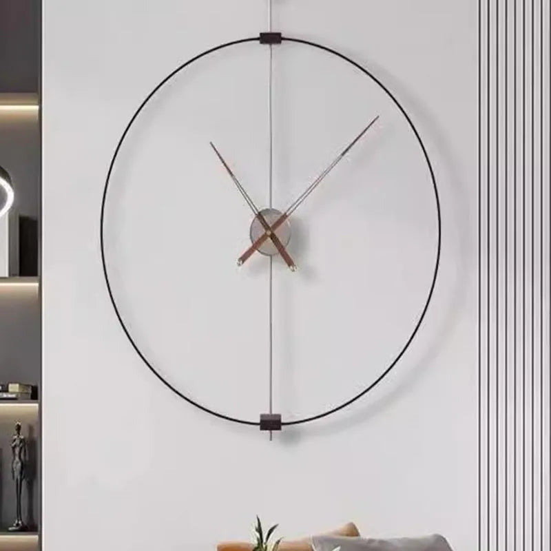 horloge murale silencieuse et esthétique pour décoration intérieure