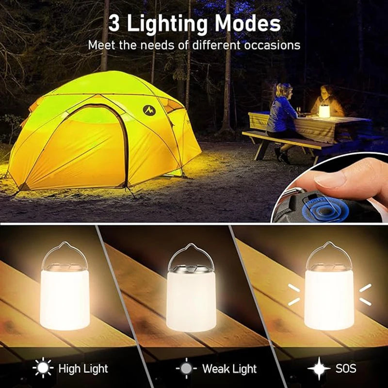 lampe rechargeable usb pour camping et activités extérieures