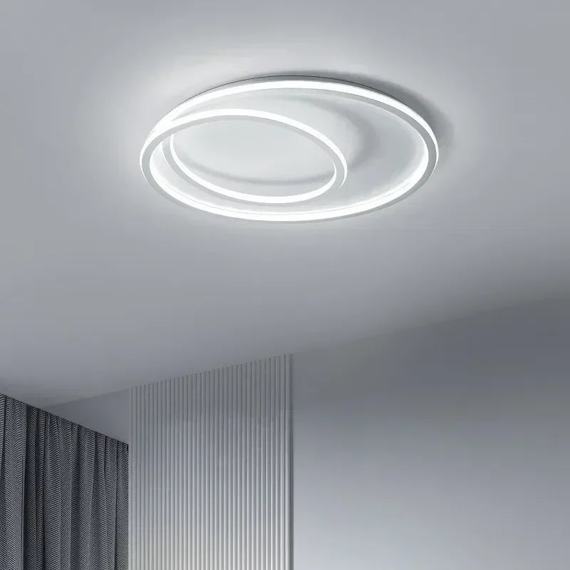 lustre moderne à leds pour décoration intérieure élégante