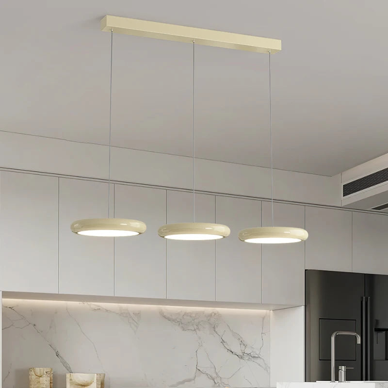 lustre led plafonnier moderne pour cuisine île bar intérieur