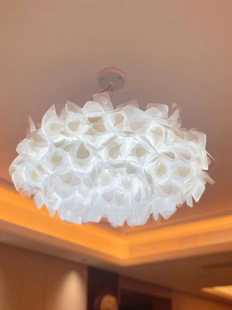 Italy Petal Lustre Led Chandelier Ceiling Pendant Lamps Suspension Hanging Light Fixture Indoor