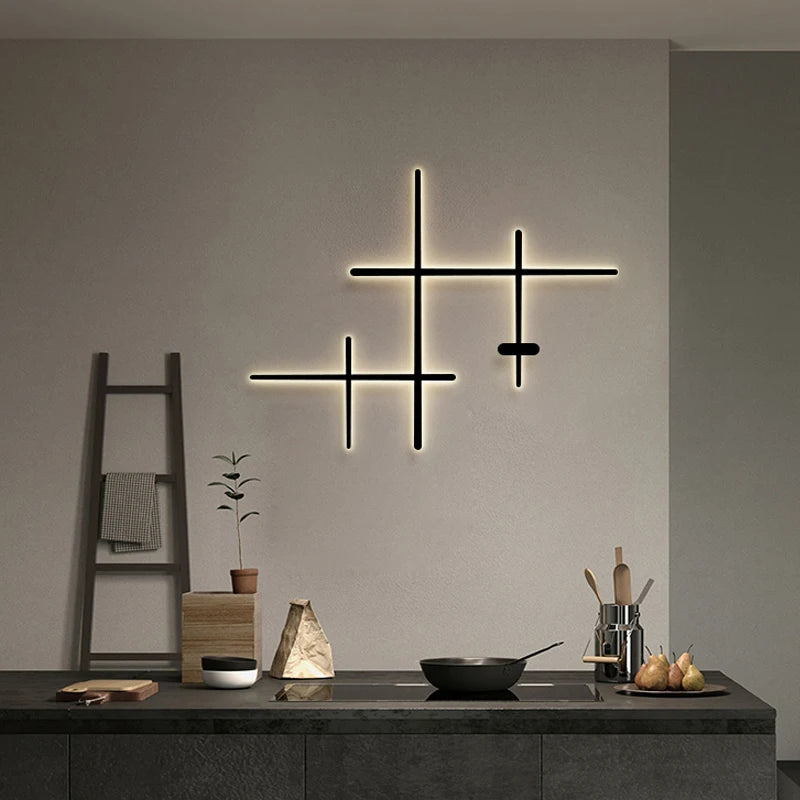 applique murale led design minimaliste moderne pour intérieur élégant