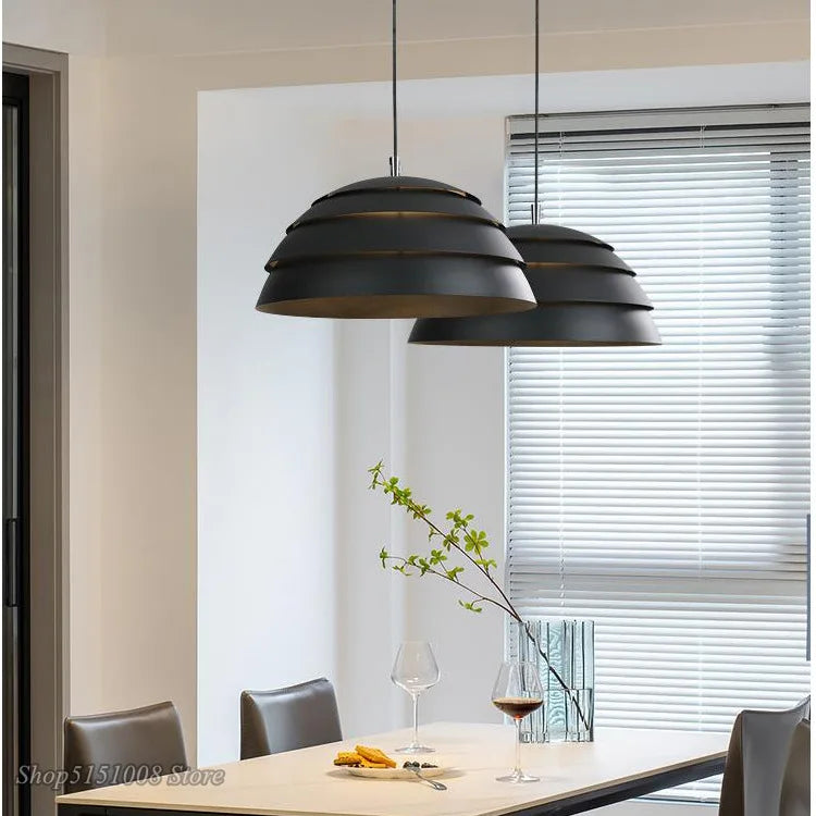 lampe suspendue design led moderne nordique industrielle