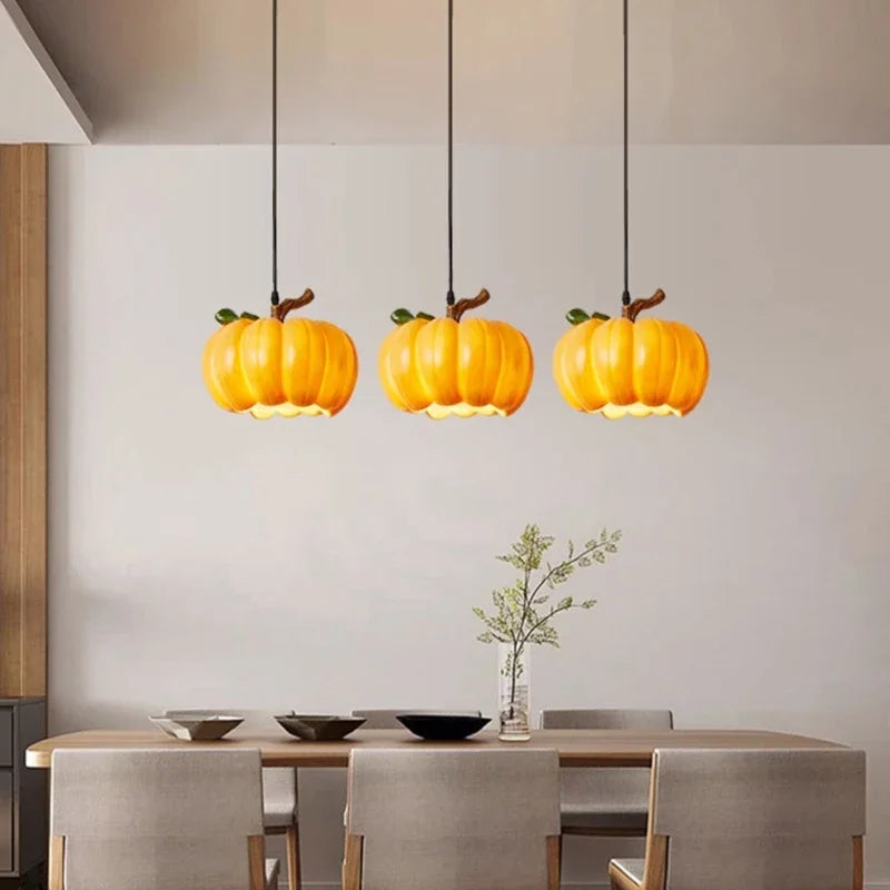 lustre rétro en forme de citrouille pour décoration d'Halloween