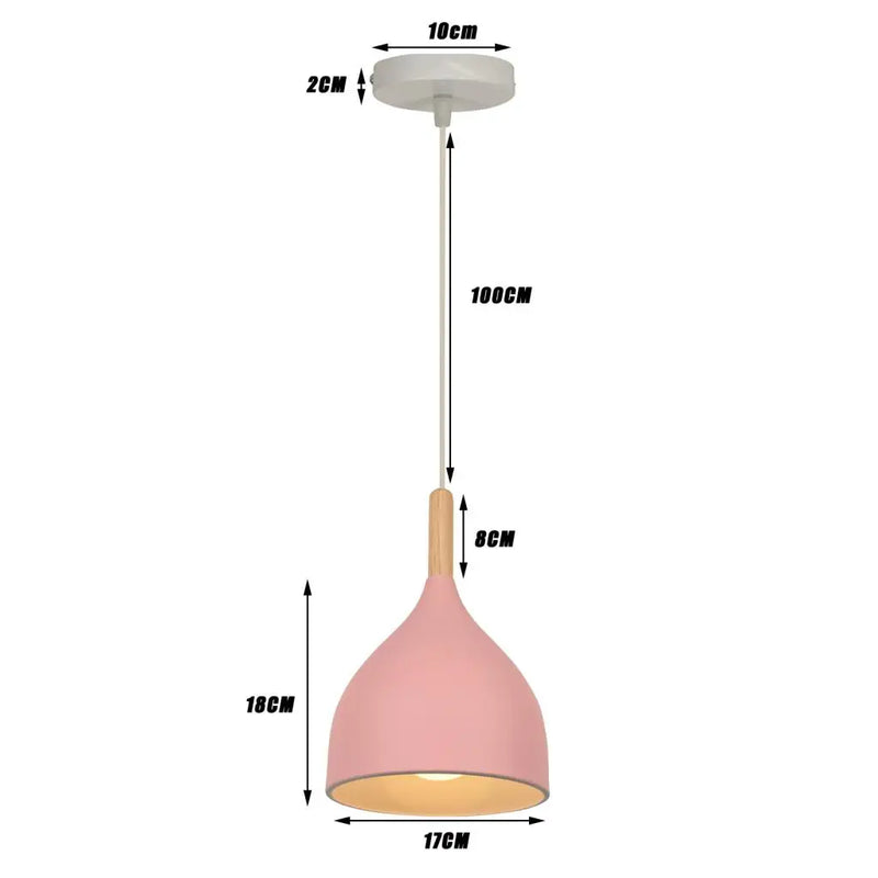 suspension nordique en aluminium rétro pour éclairage intérieur