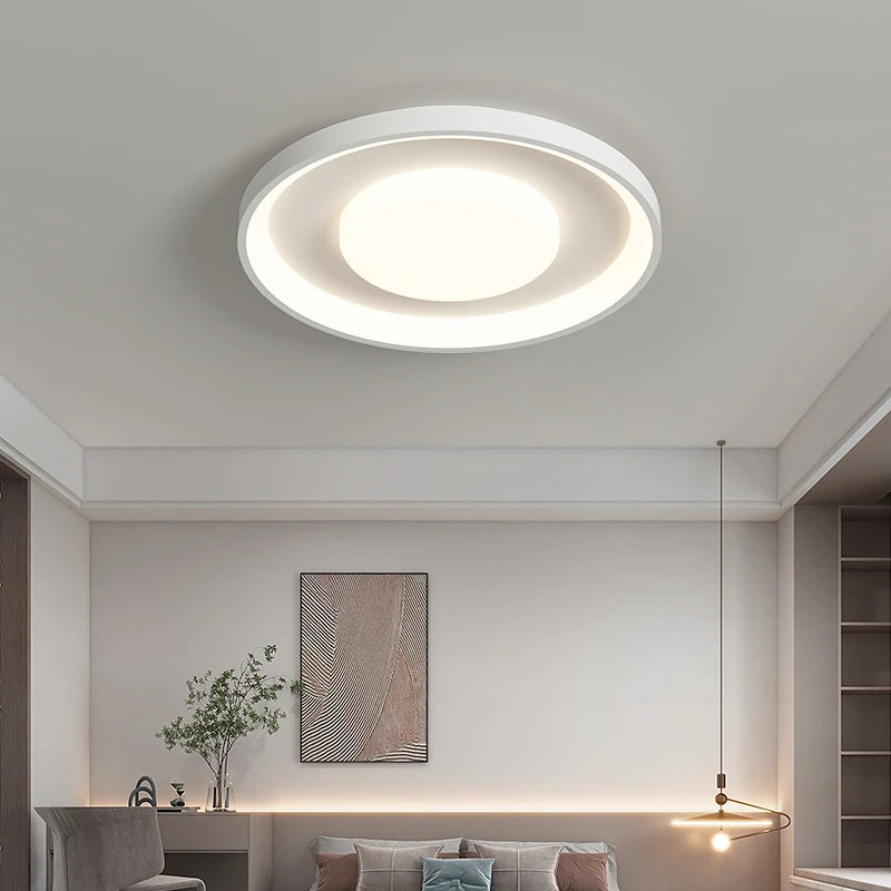 lustre led minimaliste moderne avec protection des yeux anti-bleue