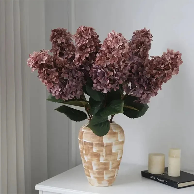 grande fleur d'hortensia artificielle pour décoration florale et mariage