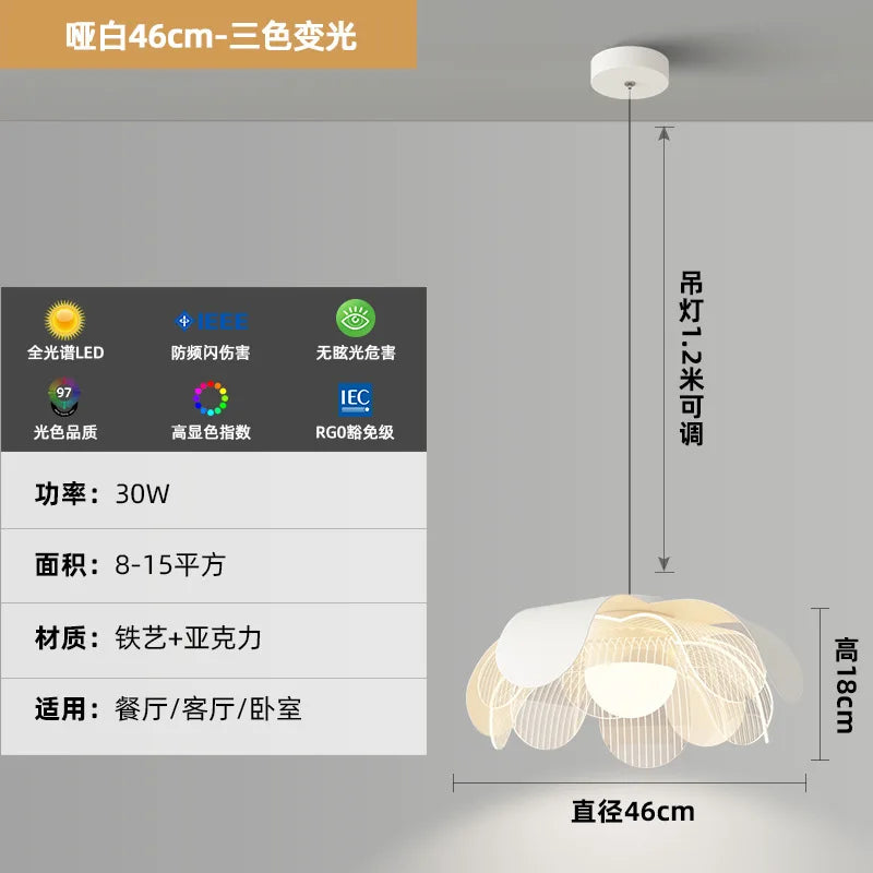 lampe à poser minimaliste à LED créative pour intérieur