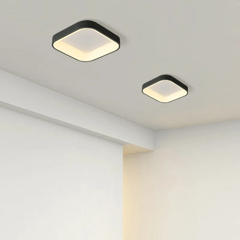plafonnier led moderne carré minimaliste pour éclairage intérieur