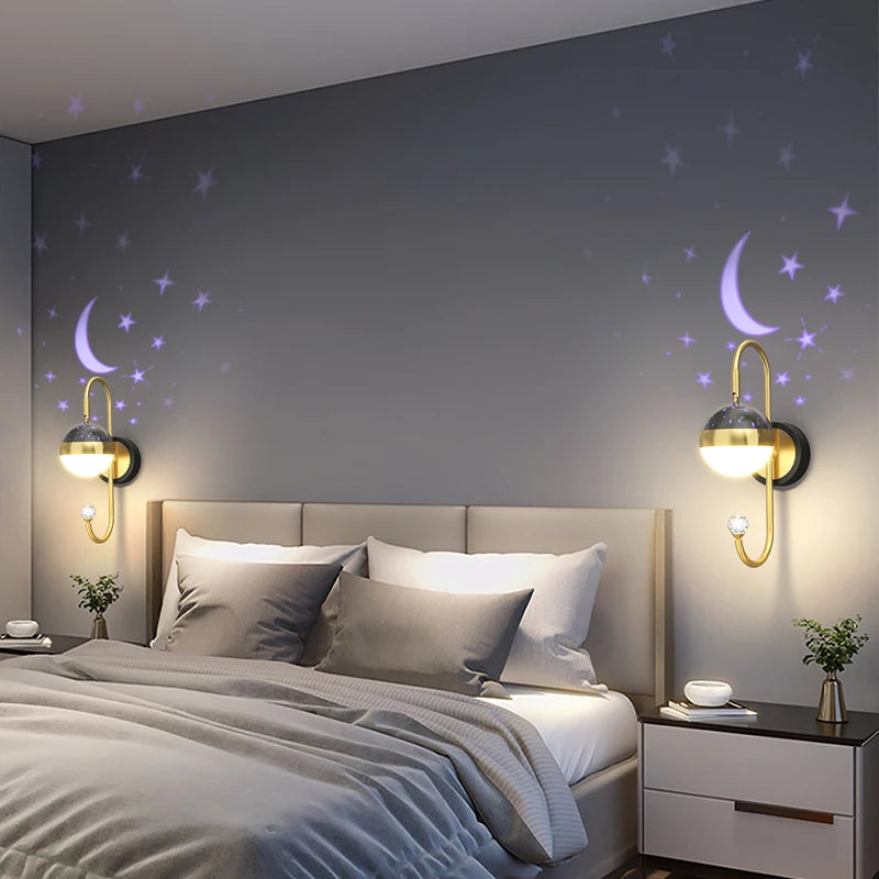 applique murale led pour enfants étoile luxe éclairage intérieur