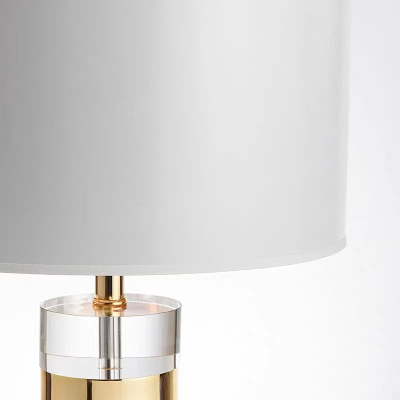 lampe à poser moderne en cristal pour décoration intérieure