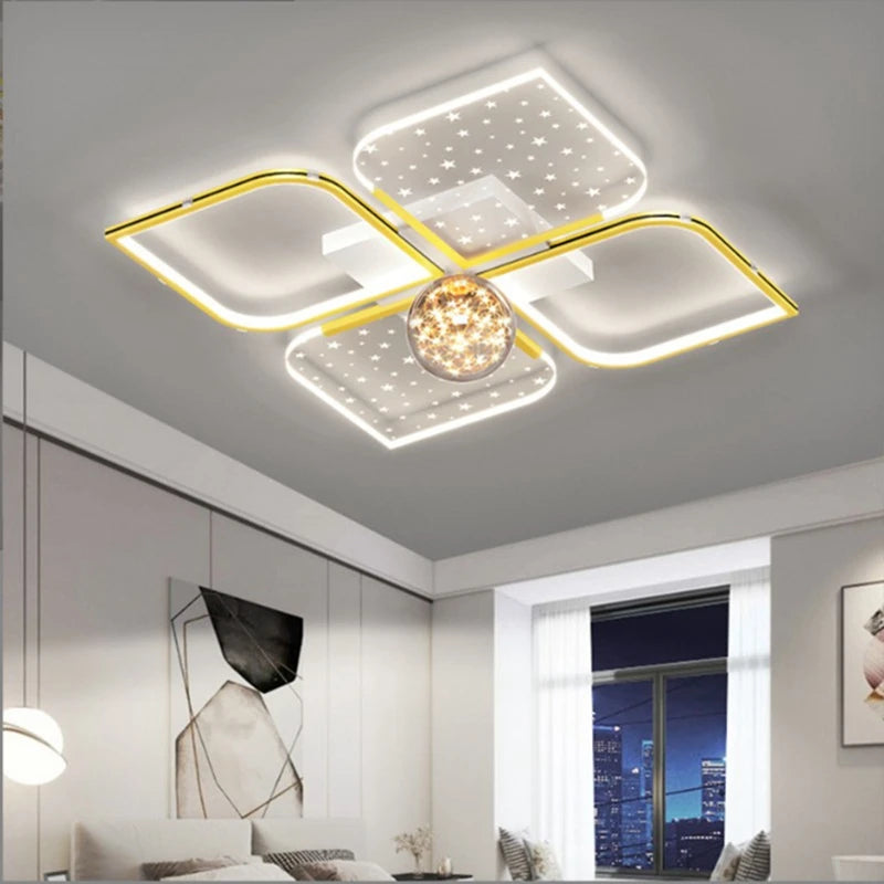 plafonnier led luxueux pour un éclairage moderne intérieur