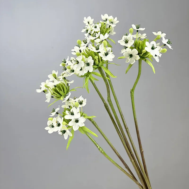 fleurs artificielles en soie velours pour décoration élégante