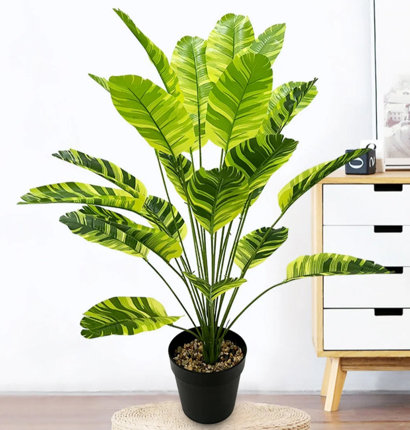 plante artificielle palmier plantain pour décoration intérieure et extérieure