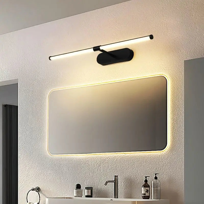 miroir cosmétique antibuée étanche avec éclairage led moderne