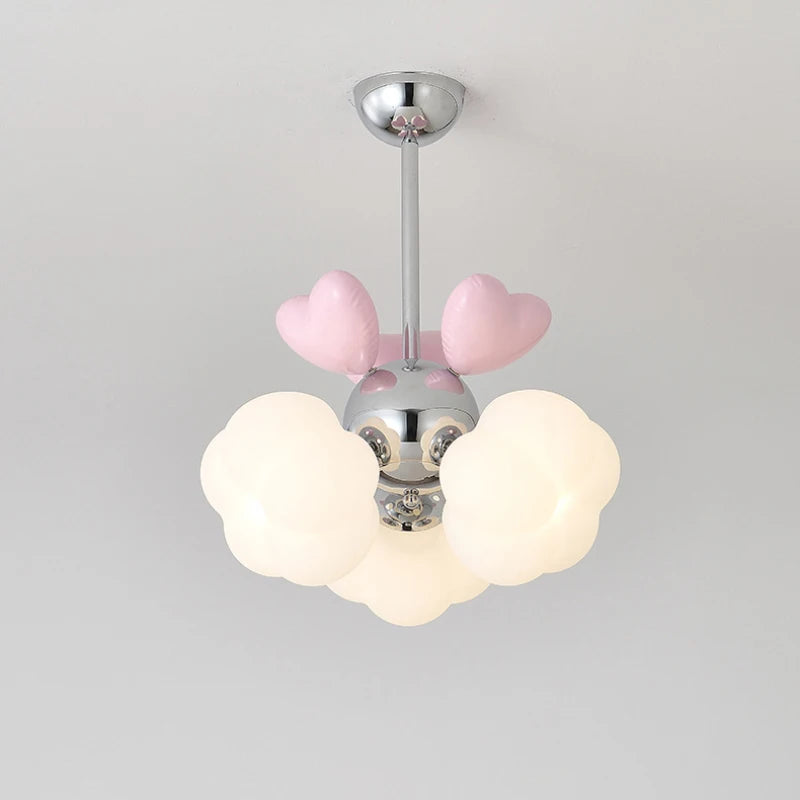 lustre moderne pour chambre d'enfant style princesse chaleureux