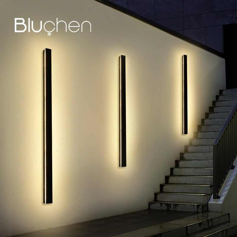 applique murale extérieure moderne à led étanche pour jardin et balcon