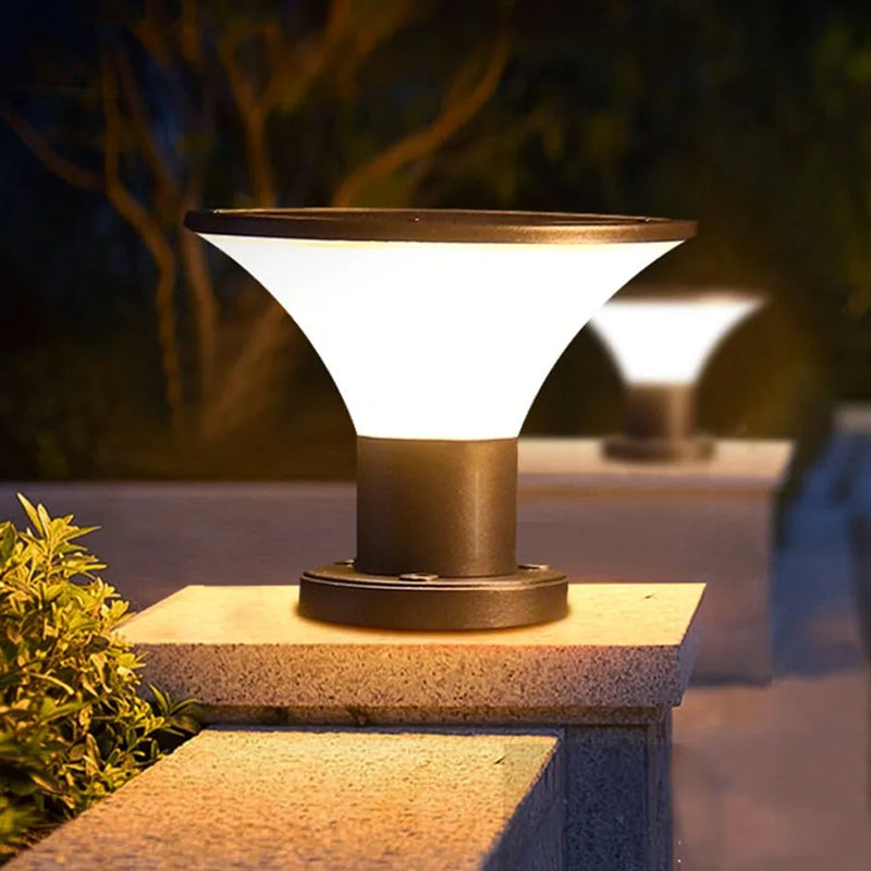 lampadaire solaire étanche pour jardin et extérieur