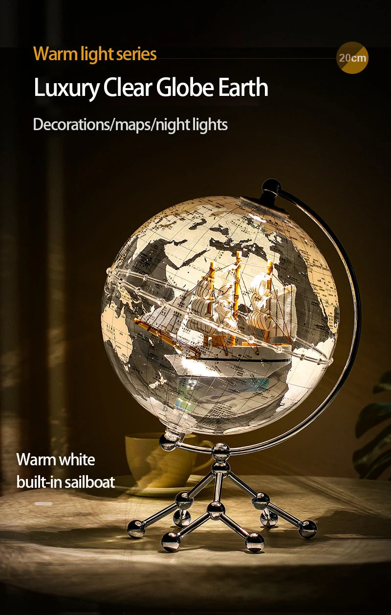 globe décoratif lumière chaude pour une ambiance luxueuse et élégante