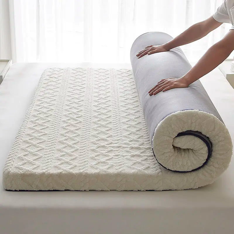 matelas en velours épais pour couchage confortable et douillet