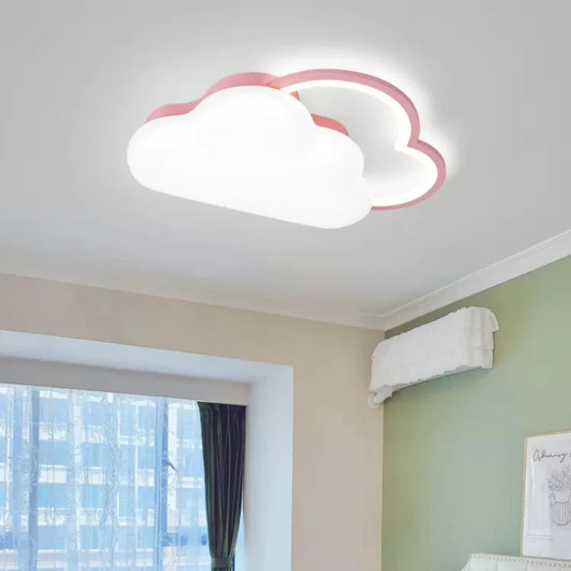 plafonnier nuage arc-en-ciel pour chambre enfant romantique et douce