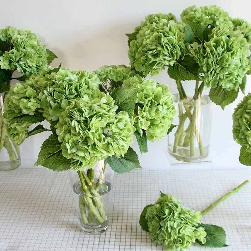 fleur d'hortensia artificielle pour décoration de mariage