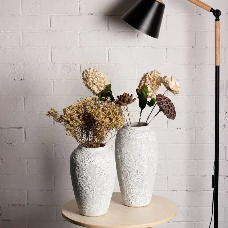 vase rétro en céramique pour fleurs et décoration