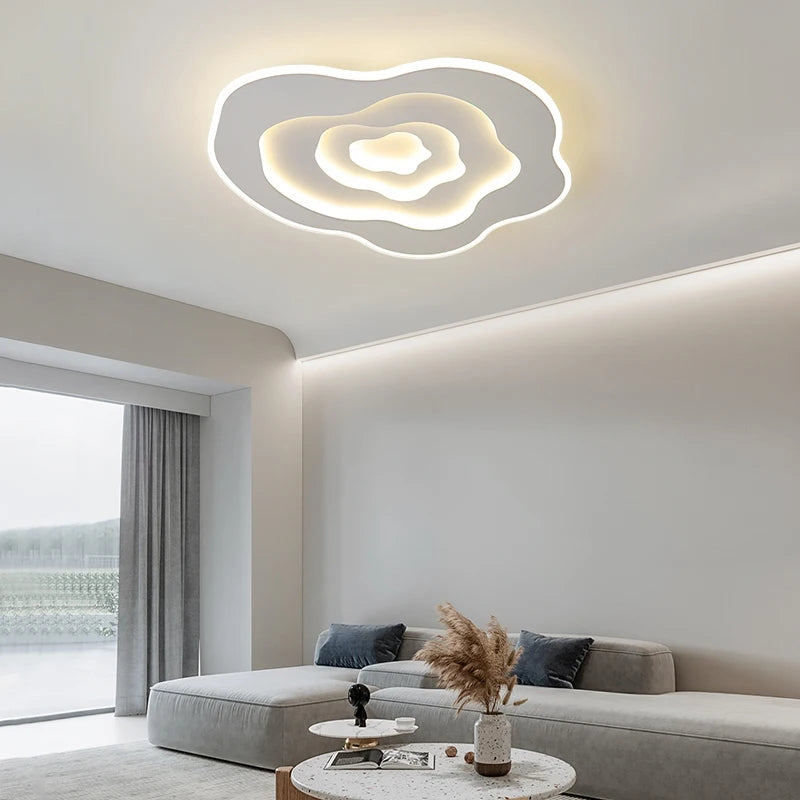 plafonnier led minimaliste nordique encastré atmosphère romantique