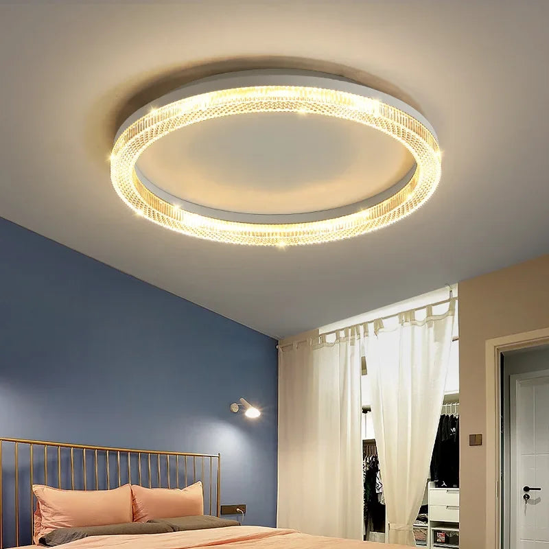 plafonnier led moderne pour décoration intérieure et ambiance chaleureuse