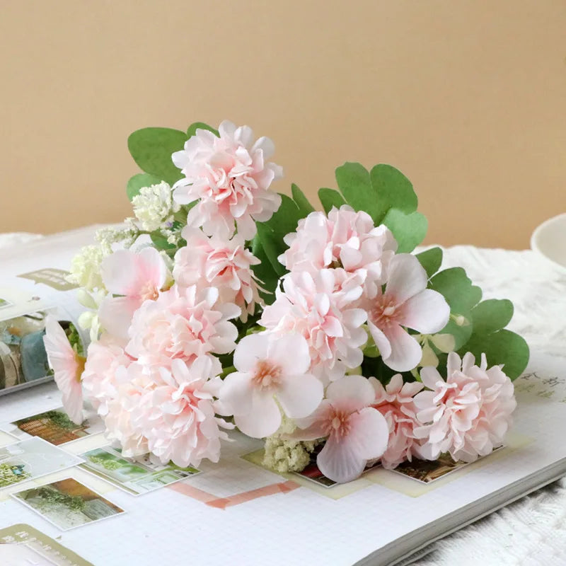 fleurs artificielles en soie pour mariage et décoration de jardin