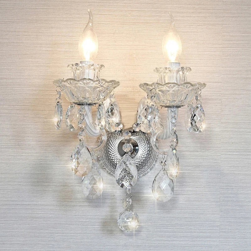 lustre moderne en cristal design pour décoration intérieure