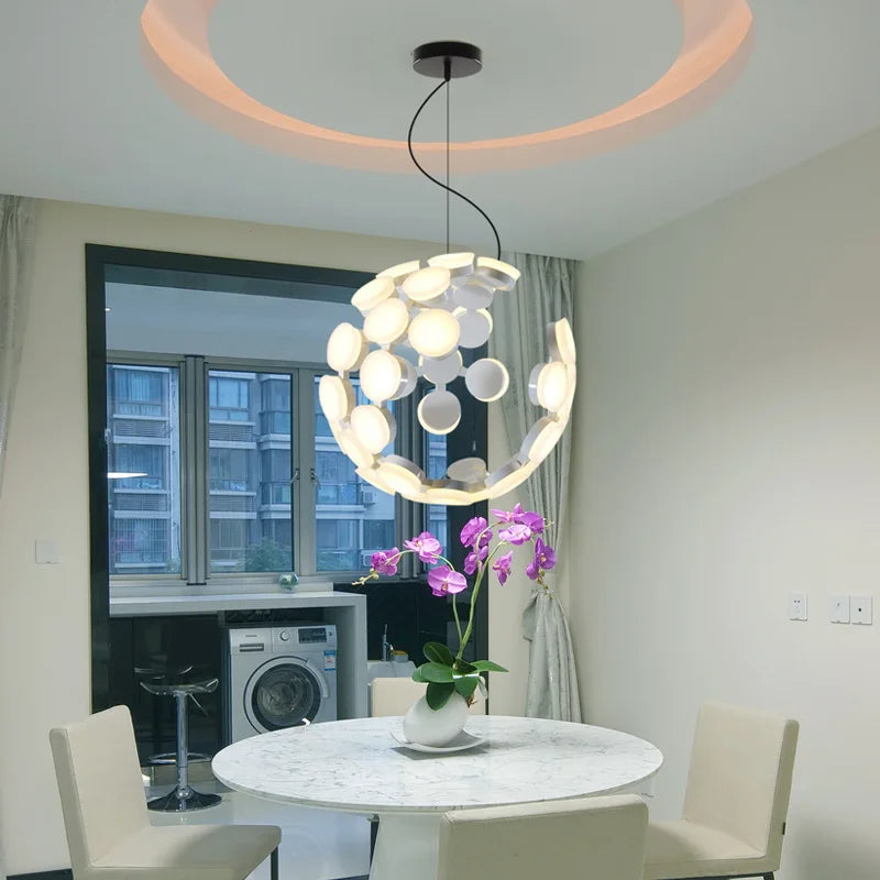 Danish Designer Big Globle Pendant Lamp Modern Suspension Hanging Light for Living Room