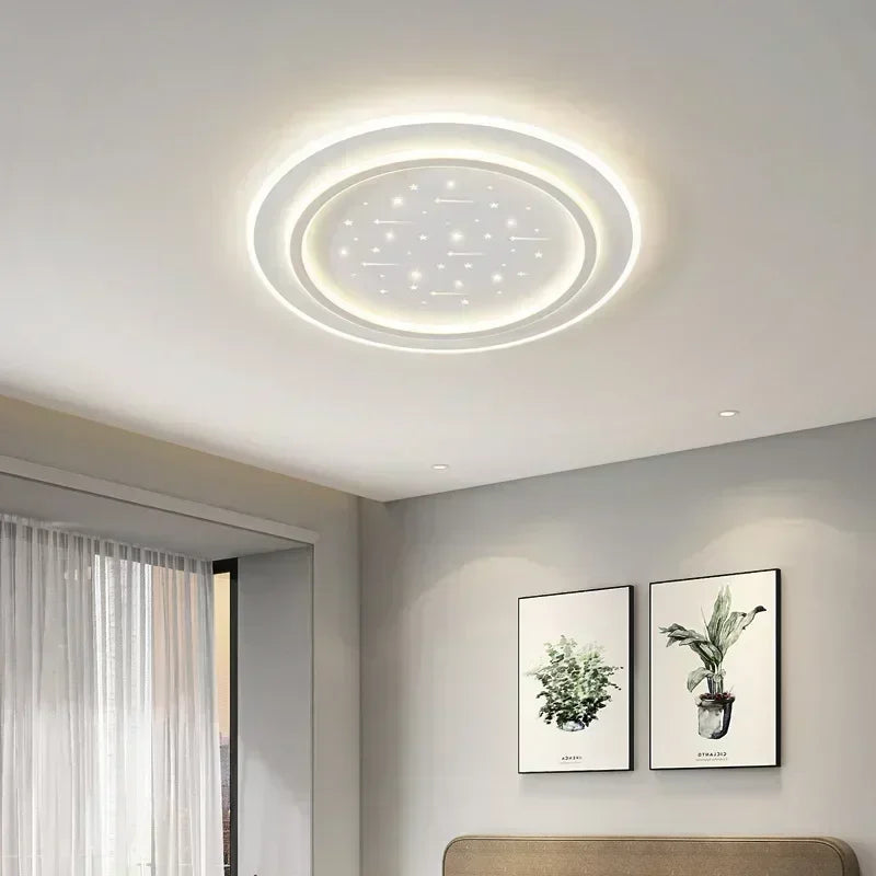 plafonnier moderne à leds pour décoration intérieure élégante